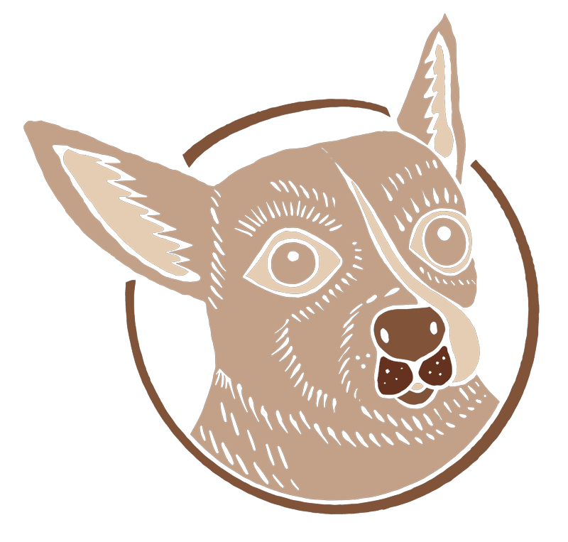 an animated image of a dog